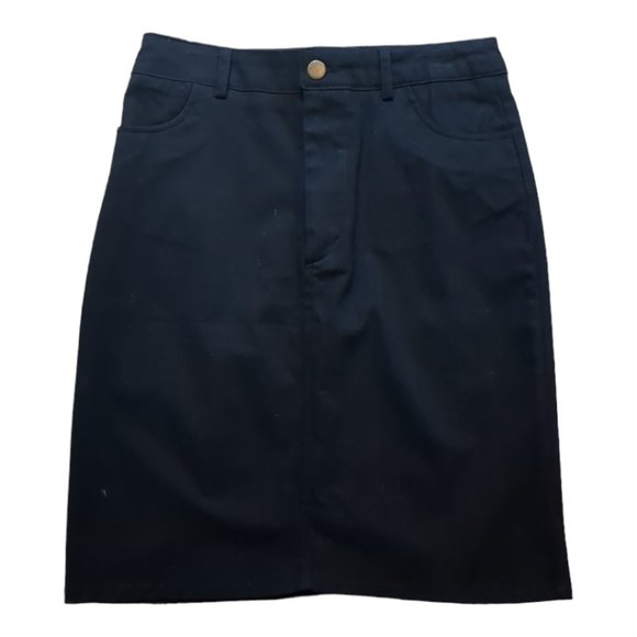 NWOT Black A-Line Above the Knee Skirt Modcloth Small - Picture 1 of 5